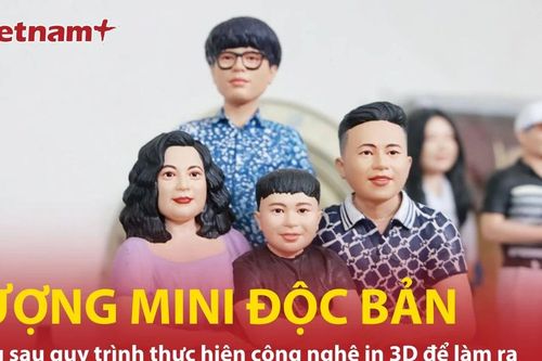 Đằng sau quy trình 'đúc' tượng mini độc đáo, sống động bằng công nghệ in 3D