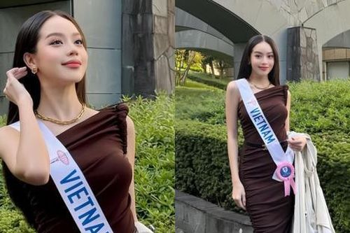 Hoa hậu Thanh Thủy đốn tim fan với visual trong veo tại Nhật Bản