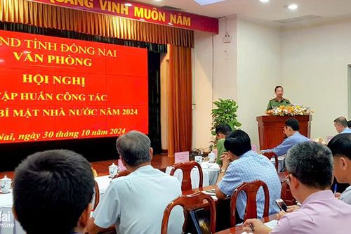 Tập huấn công tác bảo vệ bí mật Nhà nước cho hơn 200 cán bộ, công chức, viên chức