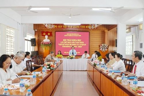 Hội thảo khoa học về 'Lịch sử Đảng bộ Khối các cơ quan tỉnh Đồng Nai giai đoạn 1976 - 2025'