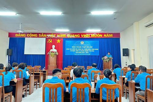 Liên đoàn Lao động tỉnh Khánh Hòa: Tập huấn công tác kiểm tra, đánh giá, chấm điểm, công nhận cơ quan, đơn vị, doanh nghiệp văn hóa