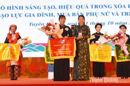 Yên Sơn đoạt giải Nhất Hội thi các mô hình sáng tạo và hiệu quả trong xóa bỏ định kiến giới