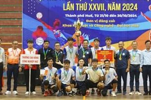 Bế mạc giải bóng chuyền Hội thể thao Đại học và Chuyên nghiệp Huế lần thứ XXVII