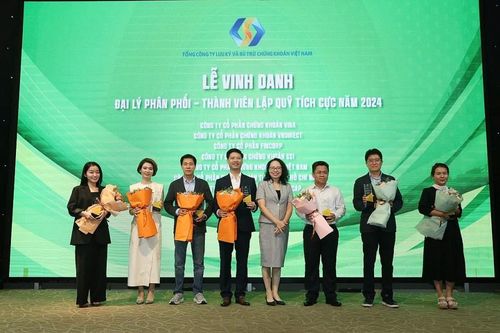 Chứng khoán Vina trở thành 'Đại lý phân phối - Thành viên lập quỹ tích cực năm 2024'