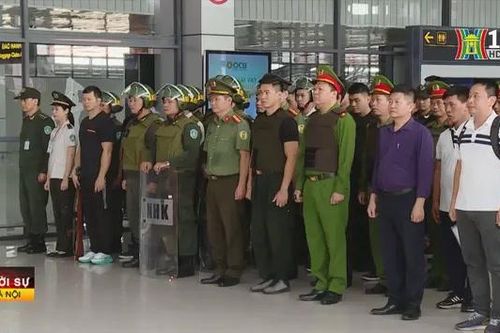 Cảng HKQT Nội Bài tổ chức diễn tập khẩn nguy an ninh