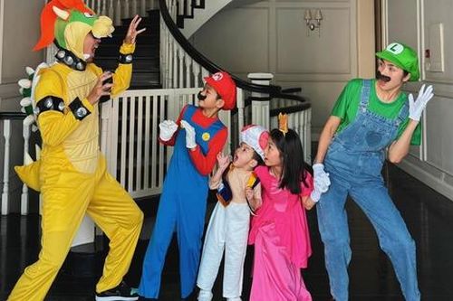 Halloween của sao: Cậu út nhà Tăng Thanh Hà gây chú ý