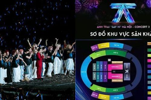Rò rỉ sơ đồ và giá vé concert Anh Trai 'Say Hi' ở Hà Nội, thực hư thế nào?