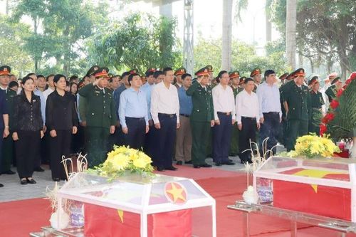 Hà Giang tổ chức Lễ truy điệu và an táng hài cốt liệt sĩ