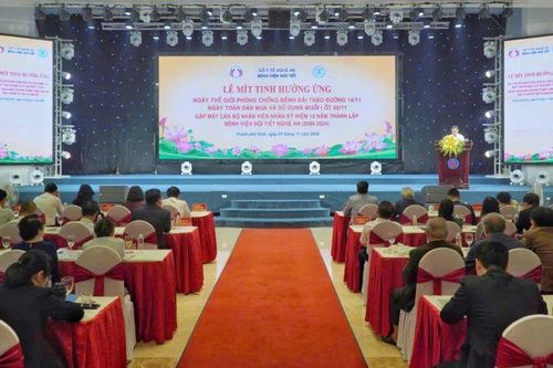 Nghệ An hưởng ứng ngày phòng, chống bệnh đái tháo đường và thiếu hụt i-ốt