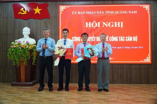 Quảng Nam điều động, bổ nhiệm nhiều lãnh đạo chủ chốt