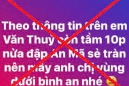 Quảng Bình: Đề nghị xử lý các fanpage thông tin sai sự thật về lũ lụt gây hoang mang dư luận