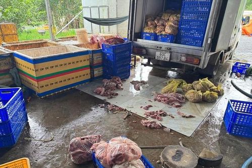 Đồng Nai: Thu giữ 4 tấn thịt heo không đảm bảo vệ sinh