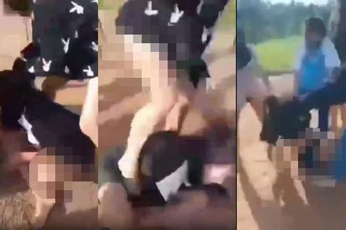 Bé gái 13 tuổi nghi bị đánh hội đồng, lột hết quần áo giữa đường