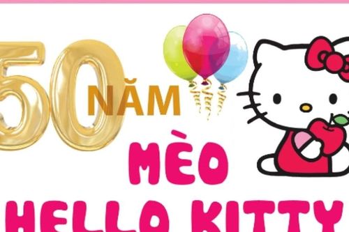 Nhân vật biểu tượng Hello Kitty đón sinh nhật 50 tuổi