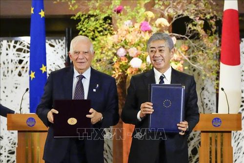 EU, Nhật Bản thiết lập quan hệ đối tác an ninh và quốc phòng