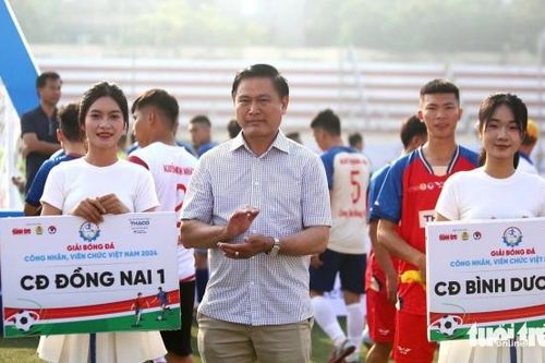 Khai mạc vòng chung kết Giải bóng đá công nhân, viên chức Việt Nam 2024