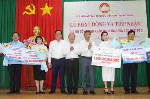 Đồng Nai tiếp nhận trên 107 tỷ đồng, 160 tấn hàng hóa sau 50 ngày vận động ủng hộ đồng bào bị ảnh hưởng bởi thiên tai