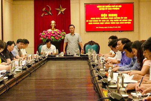 Đan Phượng (Hà Nội): Tập trung đẩy nhanh công tác giải phóng mặt bằng trên địa bàn huyện