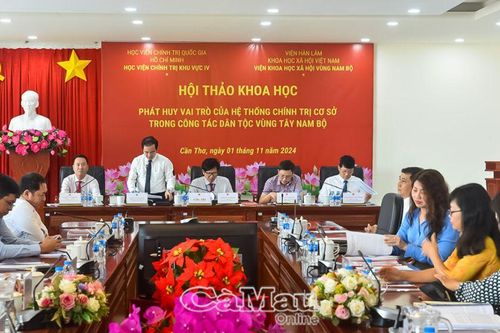 Phát huy vai trò hệ thống chính trị cơ sở trong công tác dân tộc vùng Tây Nam Bộ