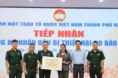 Thành phố Hà Nội hỗ trợ các tỉnh Quảng Bình, Quảng Trị, Thừa Thiên - Huế 7 tỷ đồng khắc phục hậu quả bão số 6