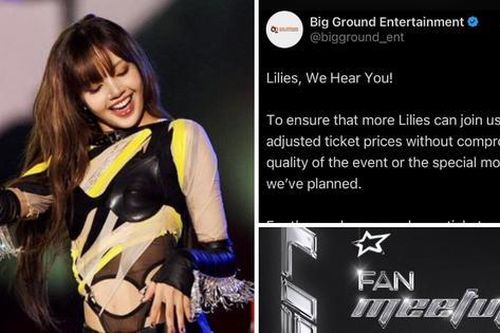 Phía Lisa BLACKPINK phải giảm sâu giá vé fan meetup vì bán chậm, lý do là gì?