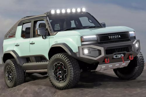 Toyota Land Cruiser Prado ấn tượng với gói độ bán tải chính hãng
