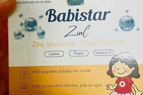 Tạm dừng bán, sử dụng sản phẩm bảo vệ sức khỏe Babistar ZinC