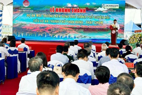 Ninh Thuận khánh thành Tiểu dự án môi trường bền vững thành phố Phan Rang-Tháp Chàm