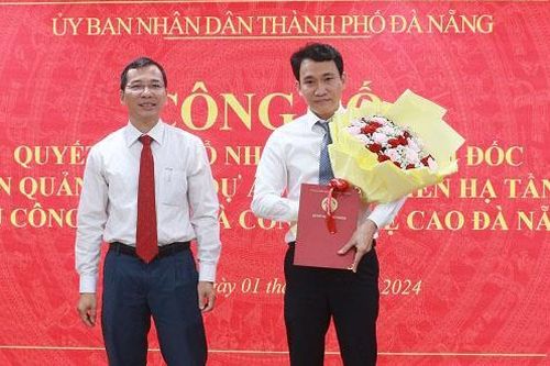 Bổ nhiệm Phó Giám đốc Ban Quản lý các dự án phát triển hạ tầng Khu công nghiệp và Công nghệ cao Đà Nẵng