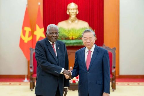 Tổng Bí thư Tô Lâm tiếp Chủ tịch Quốc hội Cuba Esteban Lazo Hernández