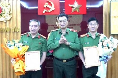 Bộ Công an thưởng nóng, gửi Thư khen các đơn vị thuộc Công an tỉnh Thanh Hóa