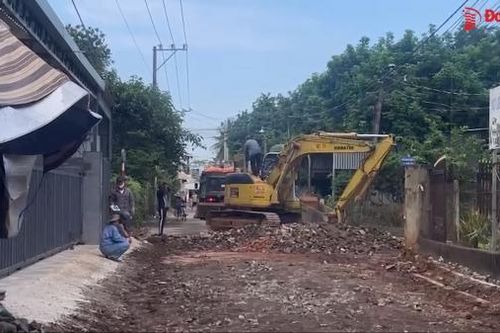 Tuyến đường nội đồng thi công không đúng quy chuẩn tại Thống Nhất đã được khắc phục, sửa chữa