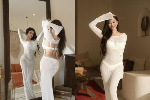 Diện váy 'lưới đánh cá', gái xinh gây bão mạng tại Trung Quốc