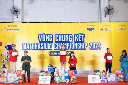18 thí sinh đoạt giải Chung kết phía Bắc Mathnasium Championship 2024 mùa 9