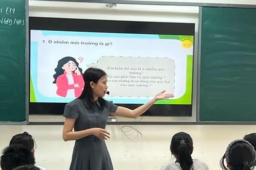 Giáo dục ý thức bảo vệ môi trường cho học sinh từ sớm