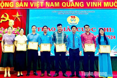 Công đoàn ngành Giáo dục tỉnh tổ chức tổng kết và trao giải Cuộc thi 'Thầy cô trong mắt em' năm 2024