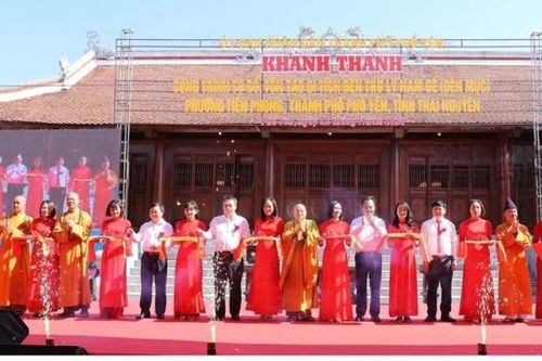 Thái Nguyên: Khánh thành công trình di tích đền thờ Lý Nam Đế