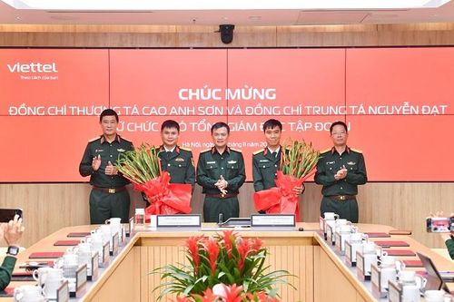 Tập đoàn Viettel bổ nhiệm 2 Phó tổng giám đốc