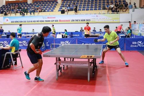 Giải bóng bàn Hà Nội Mới mở rộng thu hút gần 400 tay vợt tranh tài