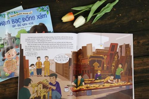 Kể chuyện nghề cổ bằng tranh