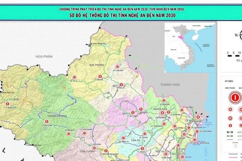 Nghệ An quy hoạch xây dựng 3 thành phố trực thuộc tỉnh