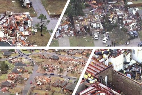Video cảnh đổ nát ở bang Oklahoma (Mỹ) sau khi bị lốc xoáy dữ dội tàn phá