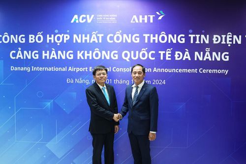 Cảng hàng không quốc tế Đà Nẵng cùng AHT hợp nhất cổng thông tin điện tử
