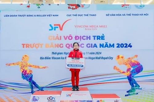 Tài năng 'nhí' trượt băng tốc độ Bảo Chi làm đại sứ truyền thông Amazfit Active