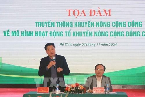Có 57 tỉnh, thành phố thành lập được hơn 5.100 tổ khuyến nông cộng đồng