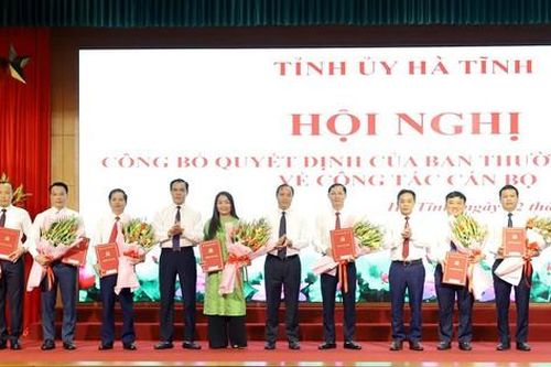 Hà Tĩnh: Chỉ định nữ Tỉnh ủy viên giữ chức vụ mới