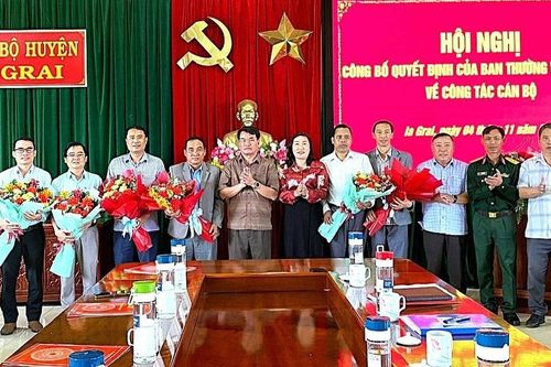 Ia Grai: Luân chuyển, chỉ định và bổ nhiệm 6 cán bộ chủ chốt