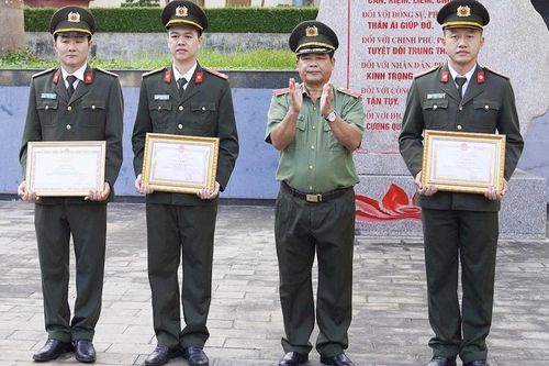 3 cá nhân xuất sắc của Công an tỉnh Gia Lai được khen thưởng