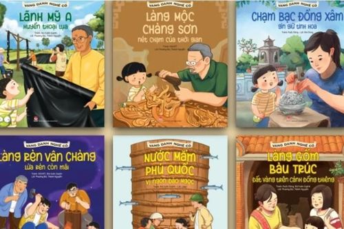 Ra mắt sách tranh giúp trẻ em yêu nét đẹp nghề truyền thống