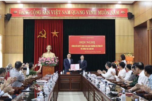 Vĩnh Phúc: Huyện Bình Xuyên có tân Bí thư Huyện ủy